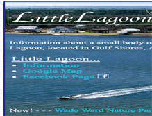 Tablet Screenshot of littlelagoon.net